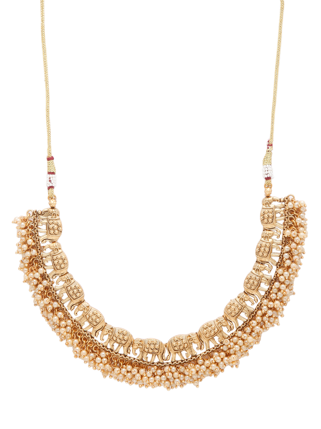 YouBella Jewellery Celebrity Inspired Gold Plated Necklace Jewellery Set for Girls and Women